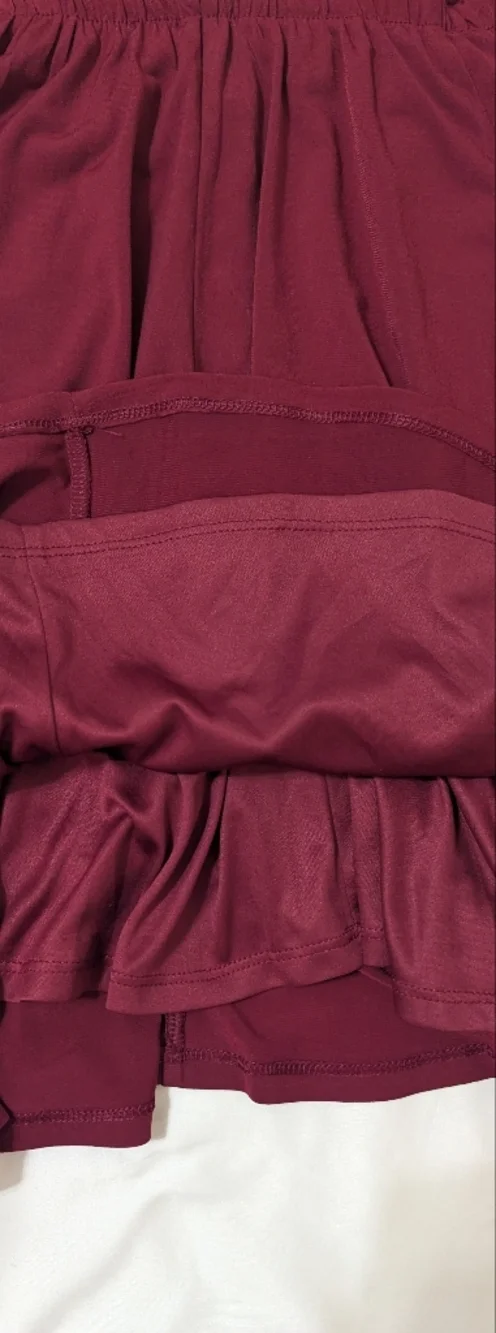 NWT Express Sleeveless Cutout Mini Dress, Color Wine Size S/P - Picture 8 of 15